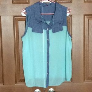 Sleeveless top